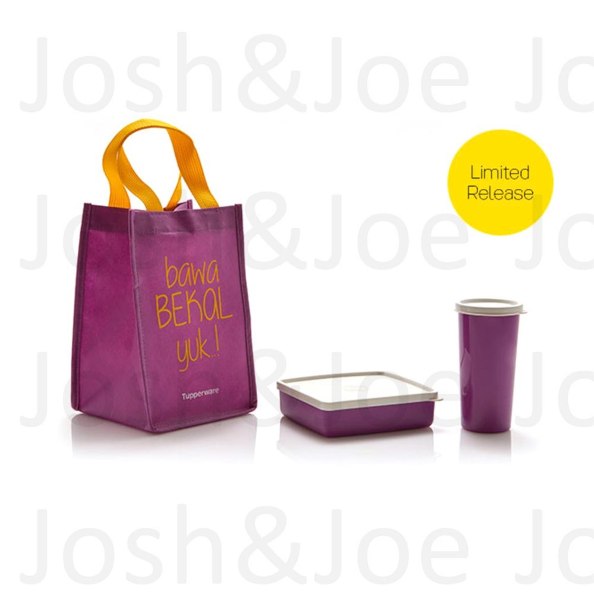 Tupperware Bawa Bekal Set - Ungu