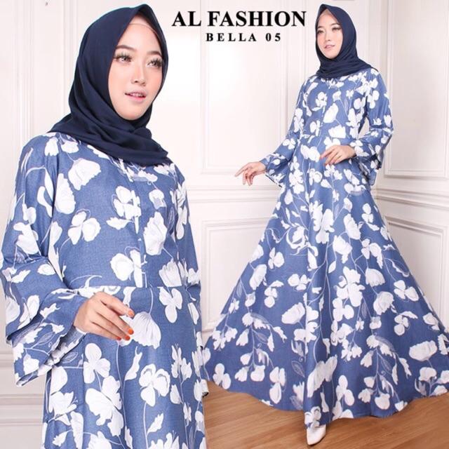 Koleksi Terbaru Baju Gamis Maxi Bella Januari 2019 - 4 Koleksi Terbaru Baju Gamis Maxi Bella - 4