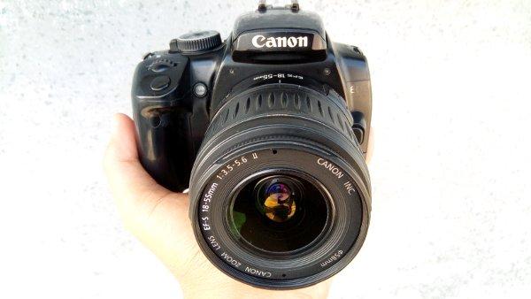 canon 400d plus lensa bekas murah obral
