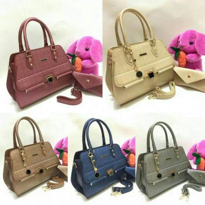 Tas wanita C&K chyntia set pouch super