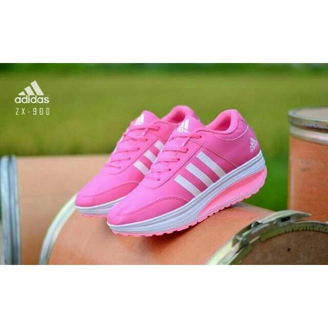 SEPATU KETS SNEAKER CEWEK WANITA ADIDAS PINK SALEM JOGGING RUNNING CASUAL MODIS MURAH OLAHRAGA