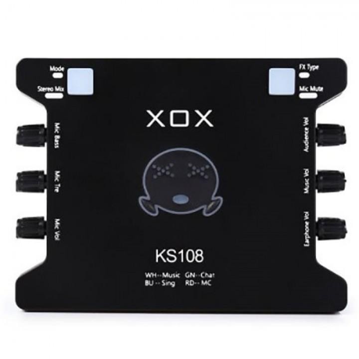 Original XOX KS108 Sound Card Exteral Karaoke Recording