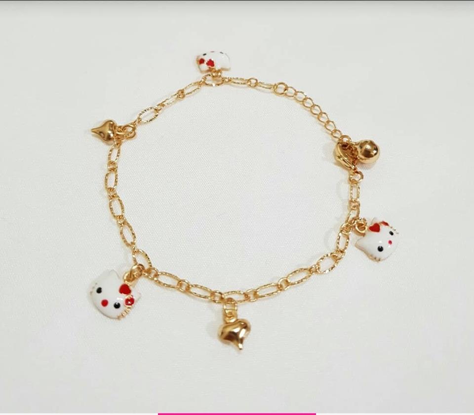 Gelang Kaki Emas Hello Kitty  MODELEMASTERBARU