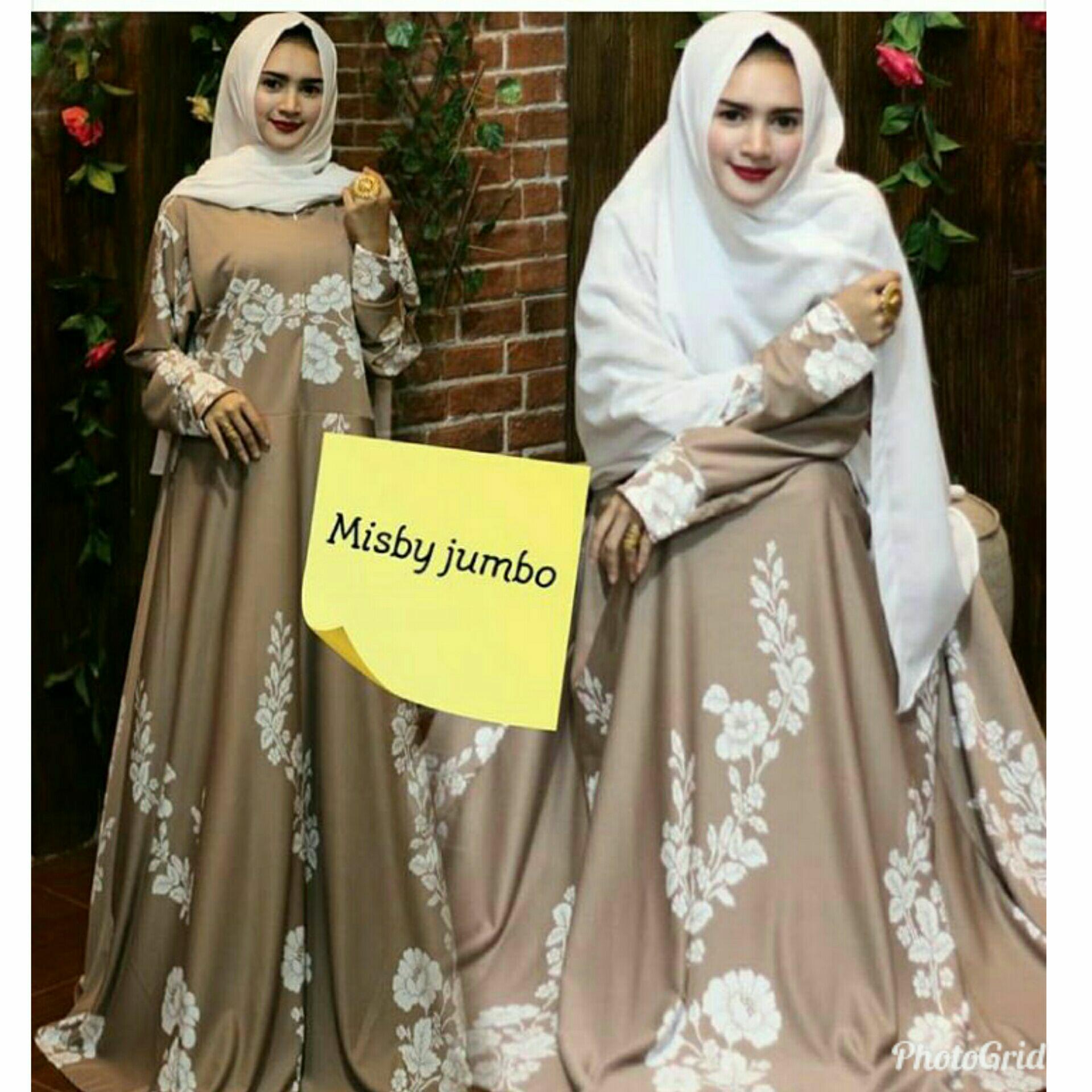 Harga Gamis Mewah Poloskaos D Nurulcollection Baju dress gaun pesta murah gamis terbaru gaun pesta mewah size XL
