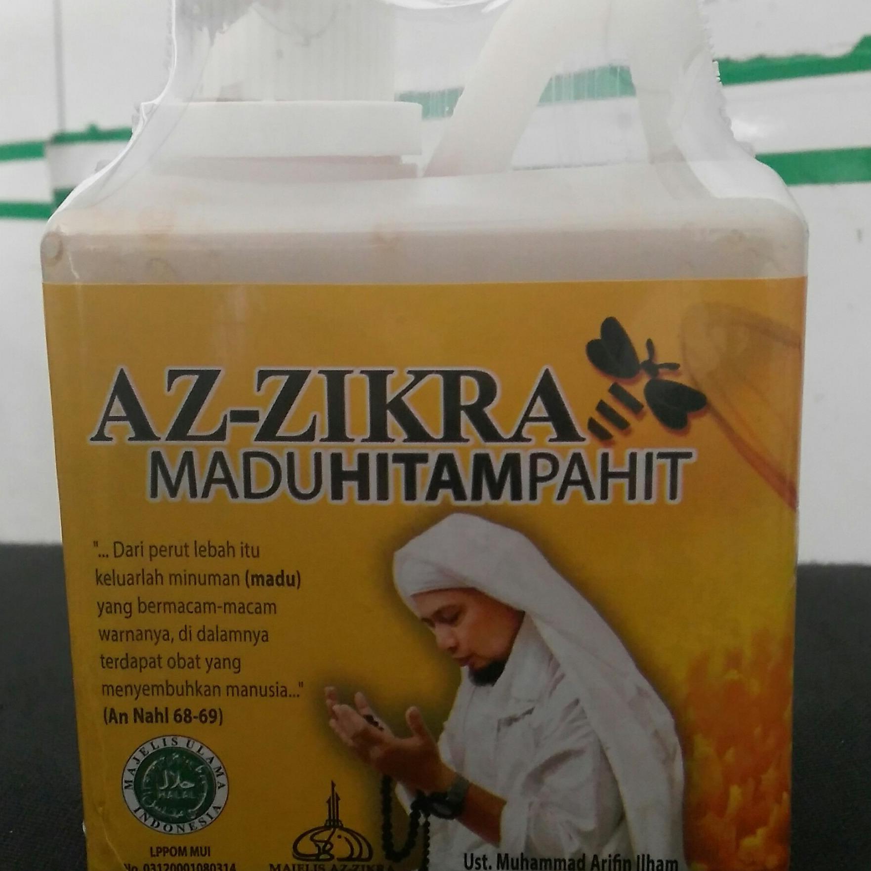 Madu Az - Zikra Hitam Pahit (500gr) Madu Kesehatan, Madu Pengobatan, Madu Dzikir Ribuan Umat