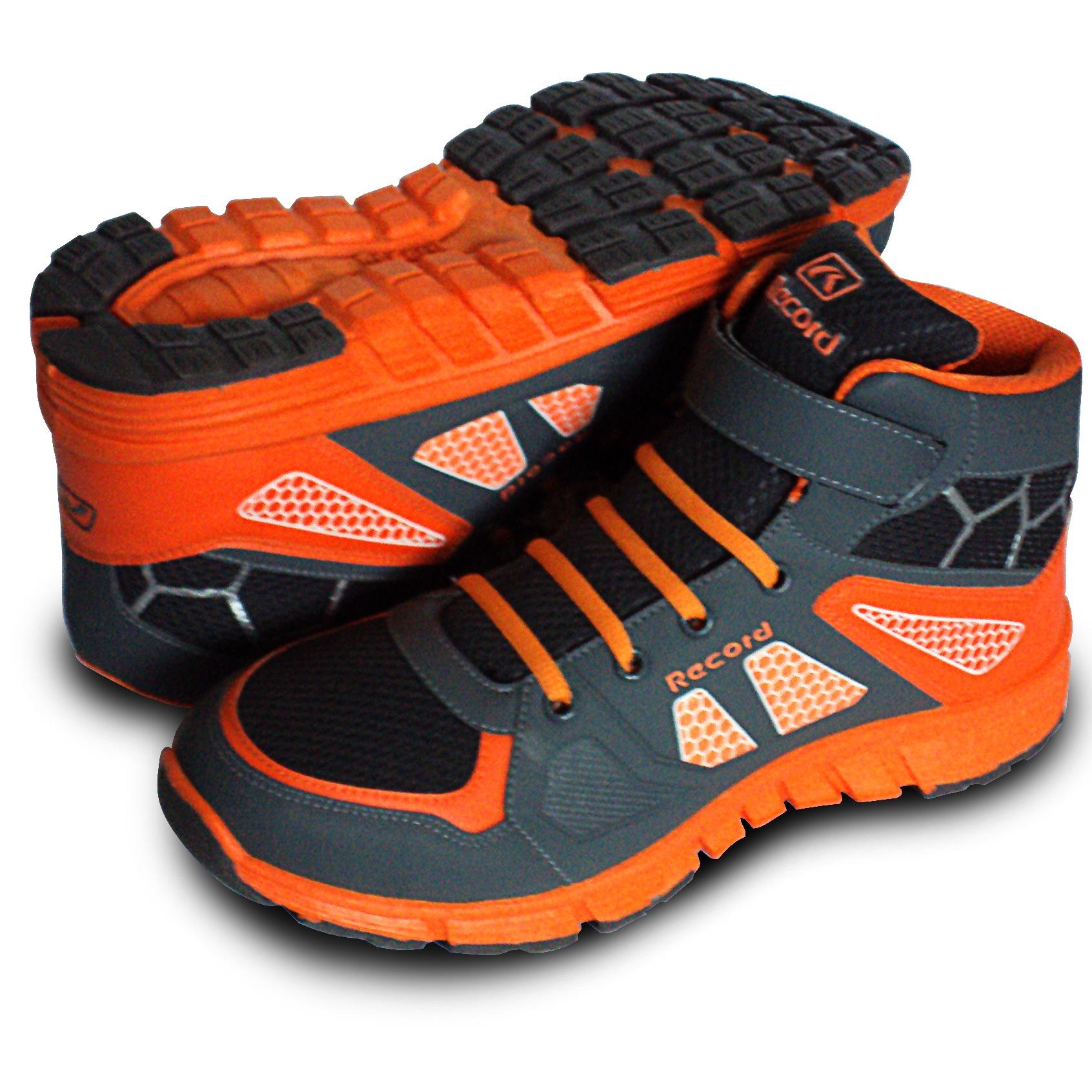 Record Maldives Sepatu Boots - Grey Orange