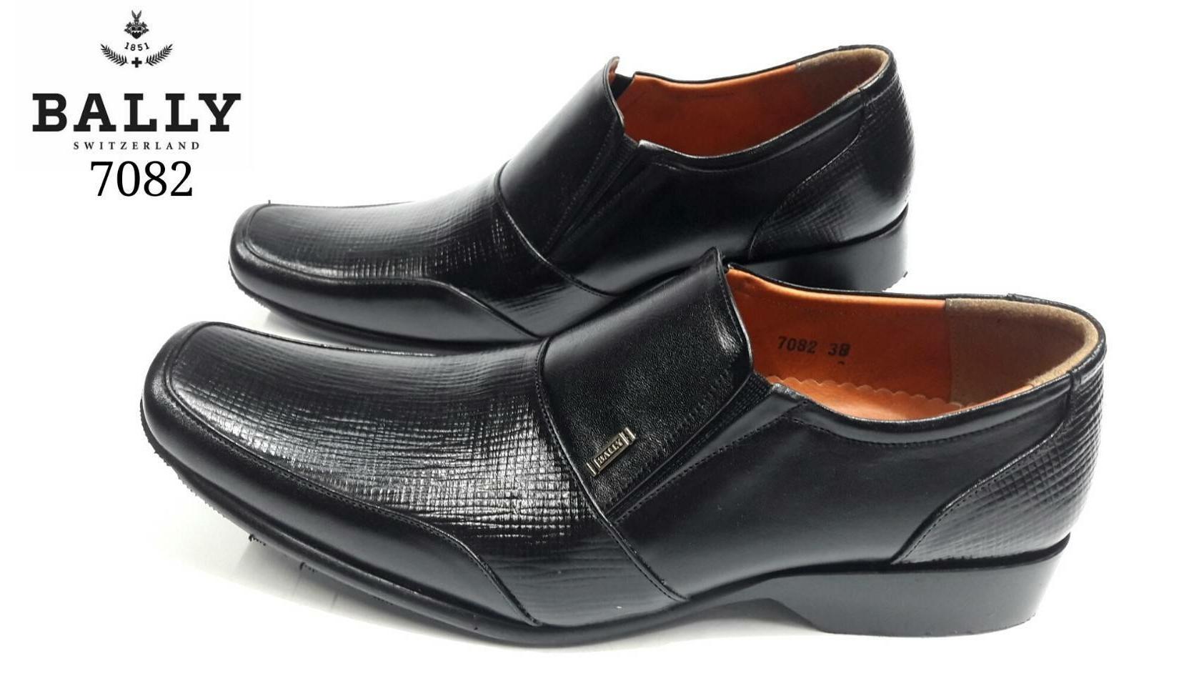 Sepatu pantofel Bally 7082 Kulit Sapi Sepatu Kantor Sepatu kerja Pantofel pria