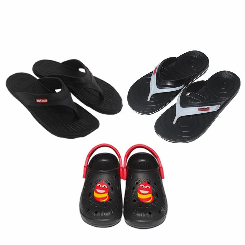 EELIC SAL-LOVESS HITAM Sandal Jepit Karet MIX Love Series ( 301 HITAM Size 41, 515 HITAM Size 39 DAN SSA HITAM SIZE 26 ) Nyaman Dipakai Dan Anti Selip
