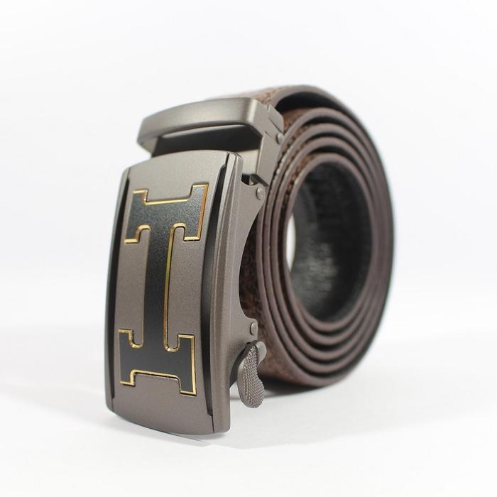 GESPER IKAT PINGGANG REL KULIT PRIA IMPORT | HERMES 326 GOLD BROWN