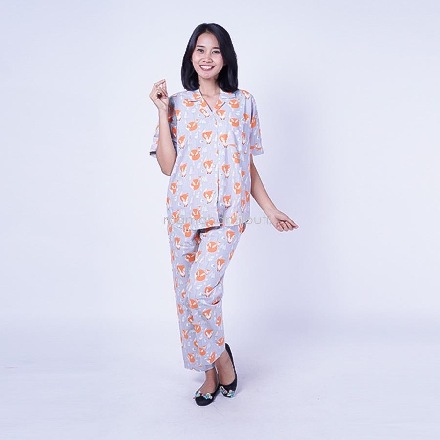 Ning Ayu BabyDoll Hamil Fox CP Majesty - BD 246/ Baju Menyusui Lengan Panjang / Baju Atasan Menyusui / Baju Menyusui Muslimah / Baju Muslim Wanita untuk Ibu Menyusui/ Baju Hamil Untuk Kerja / Baju Hamil Untuk Kerja Modis