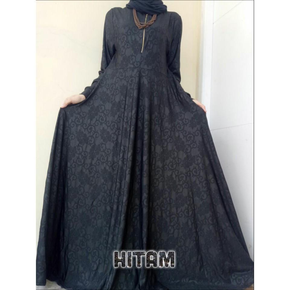 Nurulcollection Baju Gamis Syari Melar Terbarugamis Polos 