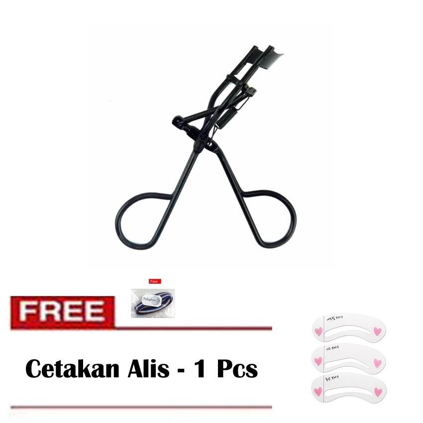 Eyelash Curler - Penjepit Pelentik Bulumata Galenco + Cetakan Alis + Free Ikat Rambut Polkadope - 1 Pcs