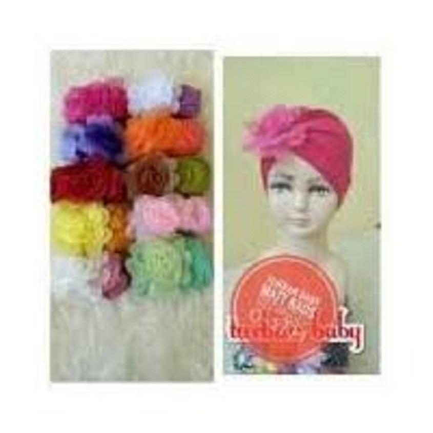 Kerudung Anak Turban Bunga Anak