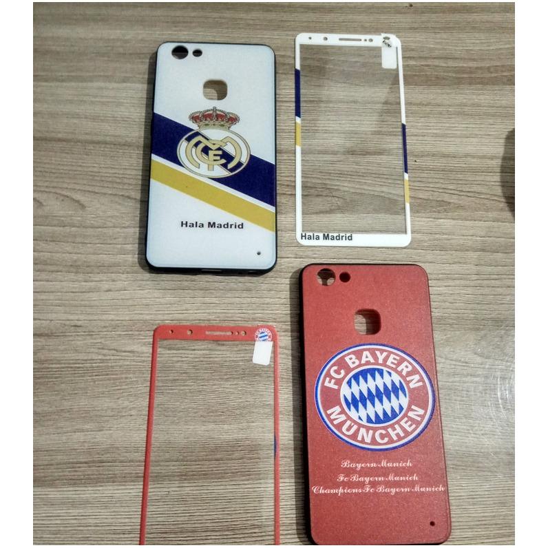 Case 360 new desaign full protection motif VIVO V7 PLUS karakter free tempered glass VIVO V7 PLUS CASE