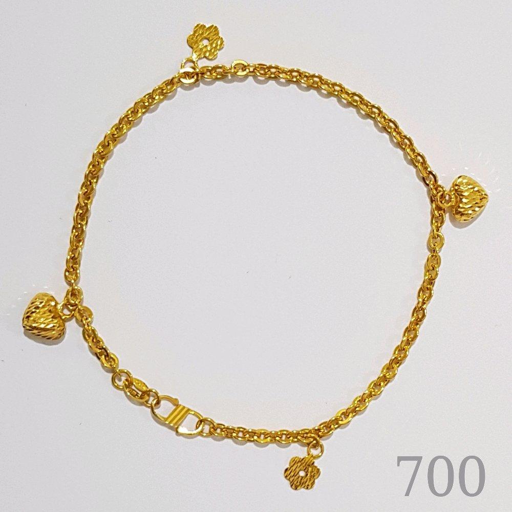 Harga Gelang Kaki Emas Wanita  MODELEMASTERBARU