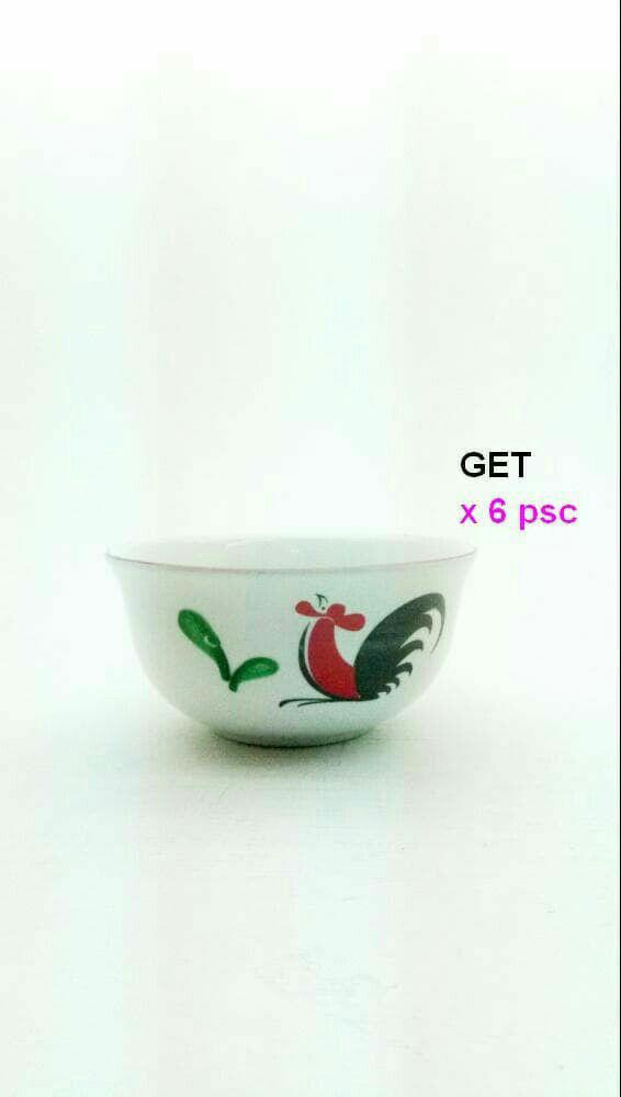 Kedaung mangkok HNP 15117 ayam jago lining red