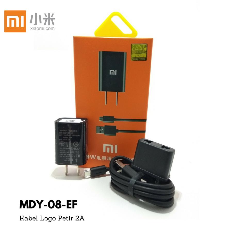 Obral Charger HP Xiaomi 2A Kabel Logo Petir Free Conventer
