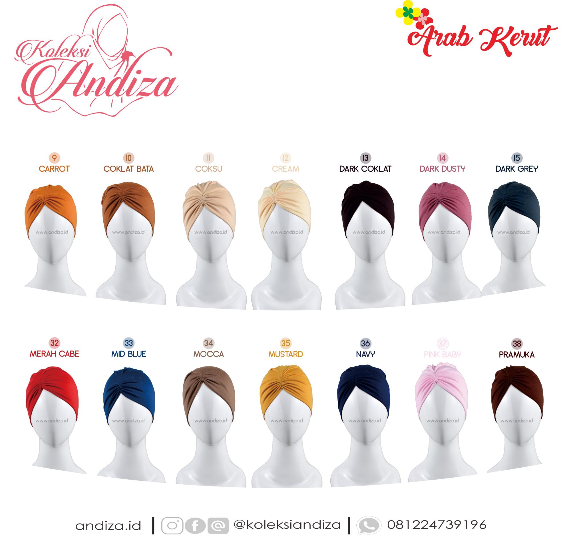 Andiza - Ciput Arab Kerut Risty Tagor - Inner Poni Kerut Samping Tanpa Cepol - Nyaman Murah Berkualitas Grosir Dan Ecer Warna Terlengkap Bahan Kaos Januari 2019 - 2 Andiza - Ciput Arab Kerut Risty Tagor - Inner Poni Kerut Samping tanpa Cepol - Nyaman Murah Berkualitas Grosir dan Ecer Warna Terlengkap Bahan Kaos - 2