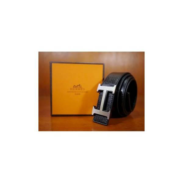 IKAT PINGGANG KULIT PRIA HERMES CT115 BLACK