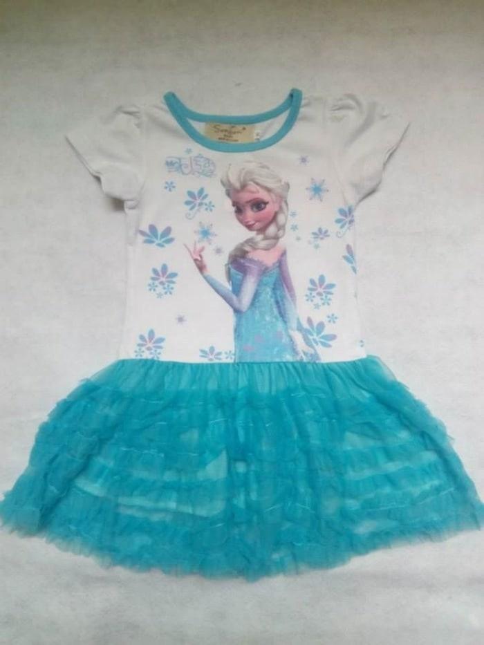 Frozen Elsa Tutu Dress Baju Anak Prempuan