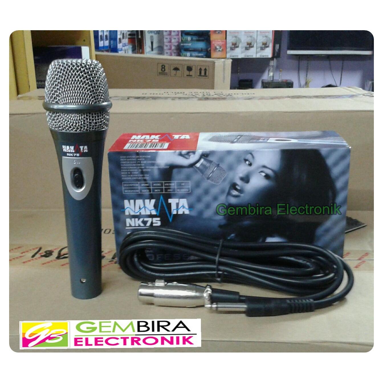 mic kabel murah nakata nk75 microphone cable nakata nk 75 vokal