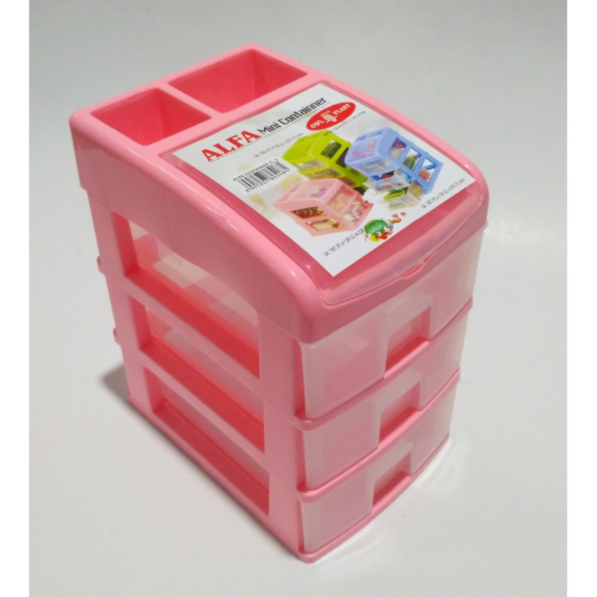 DOS Container Susun / Meja kantor 3 laci Plastik dengan penutup bagian atas DOS Container Susun / Meja kantor 3 laci Plastik dengan penutup bagian atas