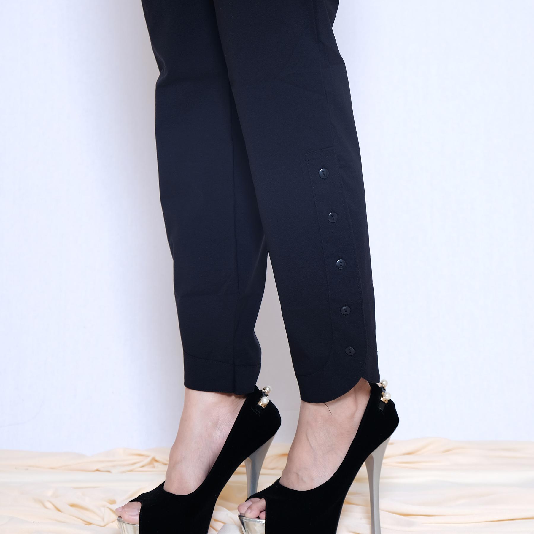 HaymeeStore Celana Capri Dakota Relax and Loose Office Pants Bawahan Variasi Kancing Bawah Formal Premium Kantor