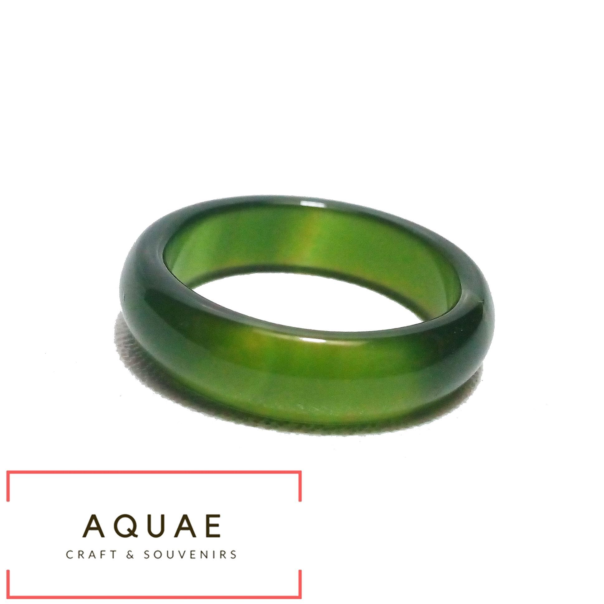 AQUAE - Cincin batu Akik Giok Natural