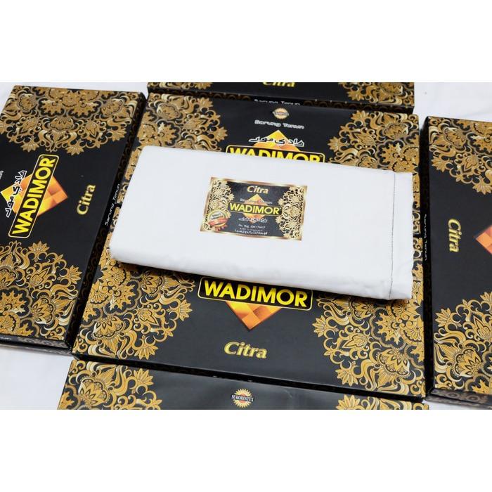 Sarung WADIMOR PUTIH POLOS Sarung Tenun