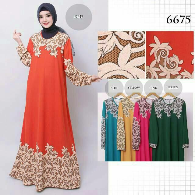 Baju Gamis Wanita Ukuran Jumbo Jersey Korea