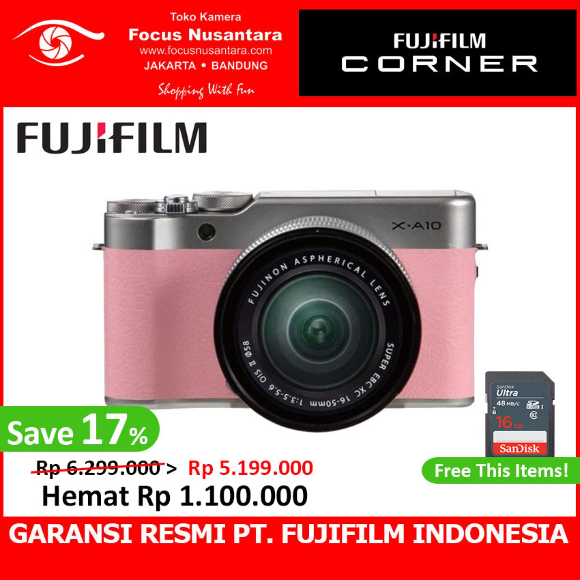 Listing Harga Kamera Mirrorless 1 Jutaan Terbaru November 2018 FUJIFILM X A10 Kit XC 16 50mm f 3 5 5 6 OIS II