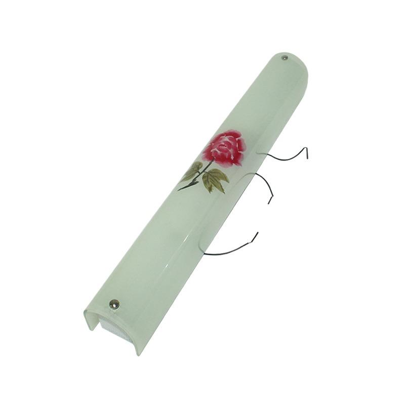 EELIC LAU-309B Lampu Hias Dinding Panjang E14 Max 25 Watt Kaca Motif Bunga Mawar Bahan Berkualitas Tinggi