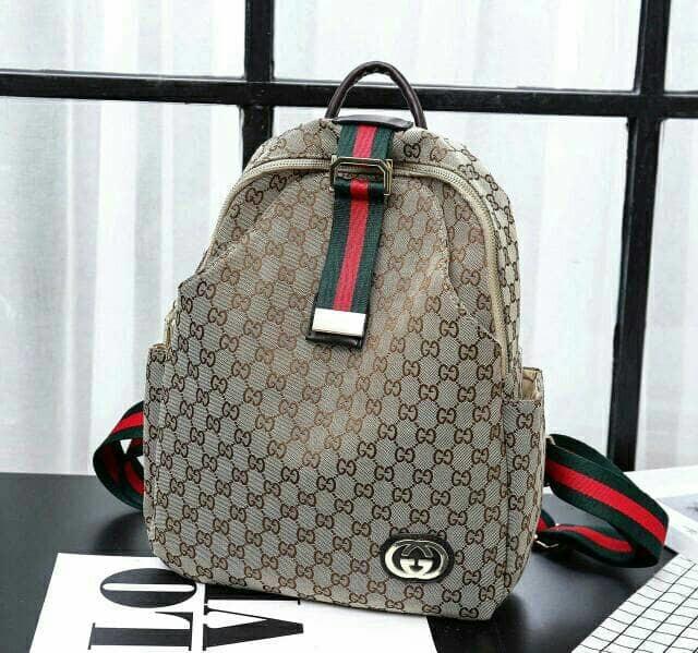 Tad Fashion Wanita Tas Ransel Gucci Dimanne Import