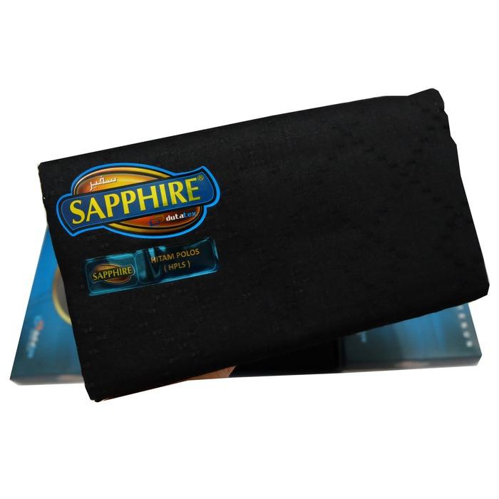 Sarung Tenun SAPPHIRE Hitam Polos