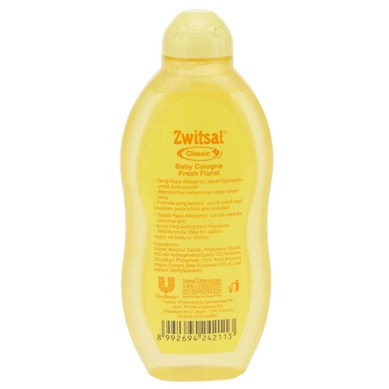 zwitsal baby cologne fresh floral