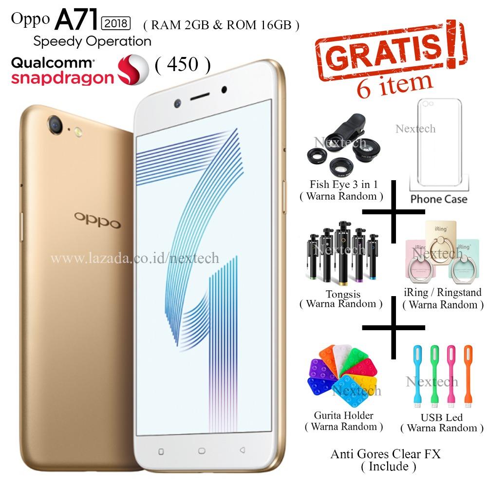 Oppo A71 2018 - Ram 2GB - Rom 16GB - 4G/LTE - 5.2