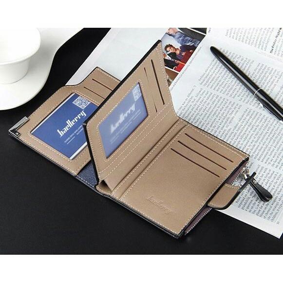 Detail Gambar DOMPET PRIA BAELLERRY Dompet Baellerry Pria Model Lipat D1282 Terbaru