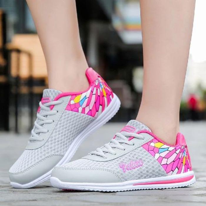 SEPATU SNEAKERS FAHIN PELANGI ABU FANTA / SNEAKERS KEREN / SNEAKERS ELEGANT / KEKINIAN BANGET / LUCU DAN CANTIK