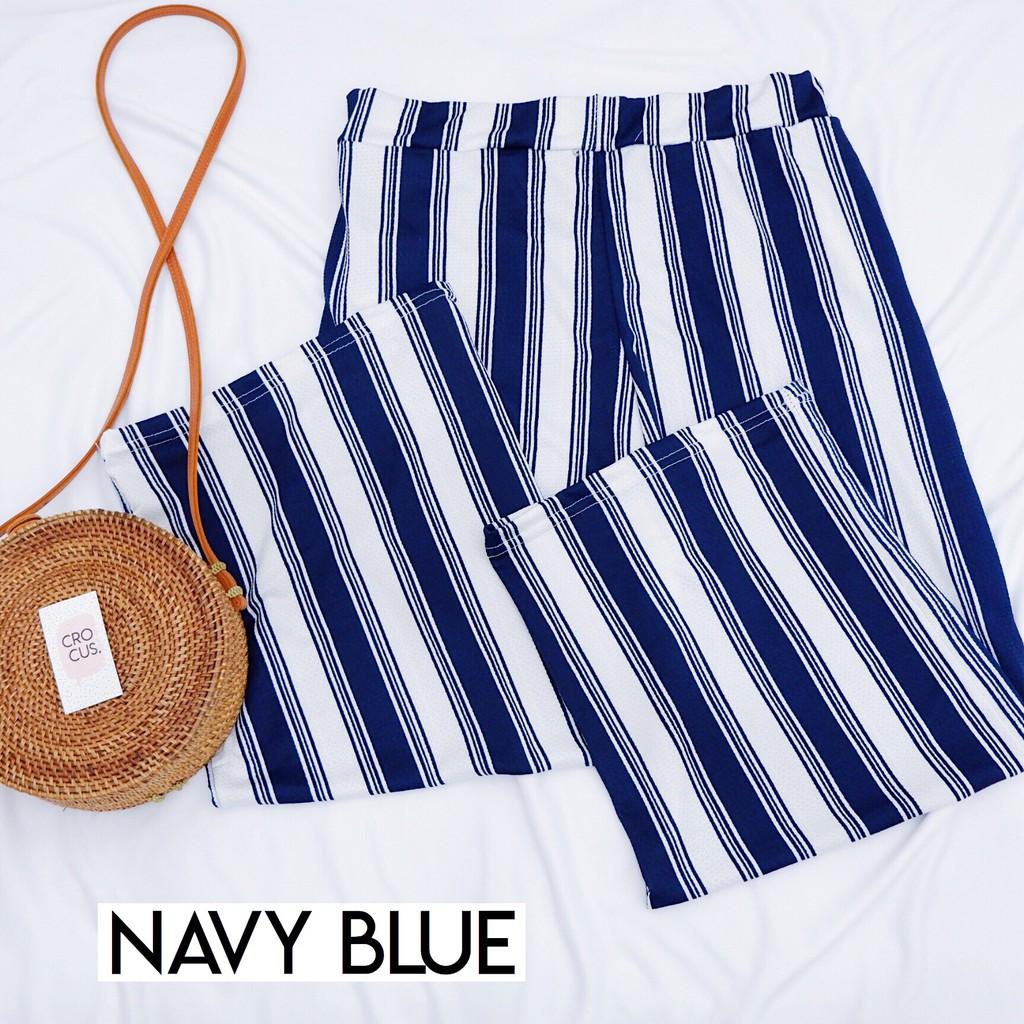 Kiel Stripe Pants / Celana Wanita / Celana Kulot Wanita / Kulot