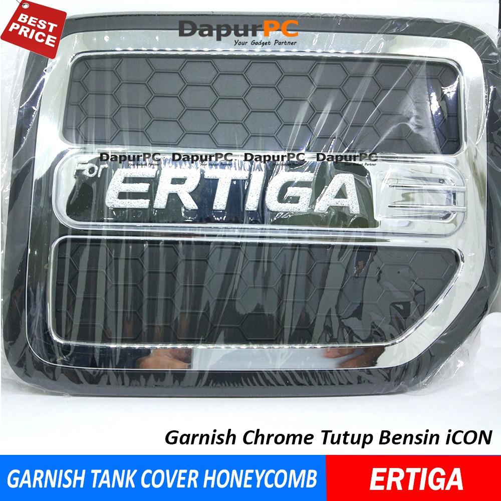 Tank Cover Mobil SUZUKI ERTIGA Honeycomb - Garnish Tutup Bensin ICON