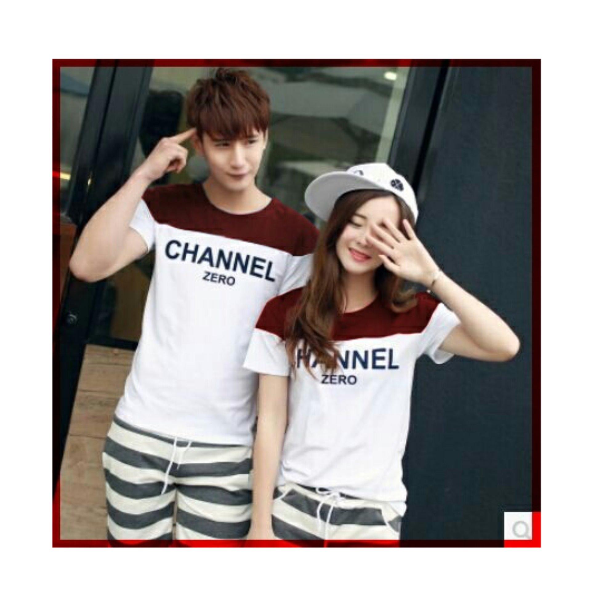 Kaos Couple Chanel