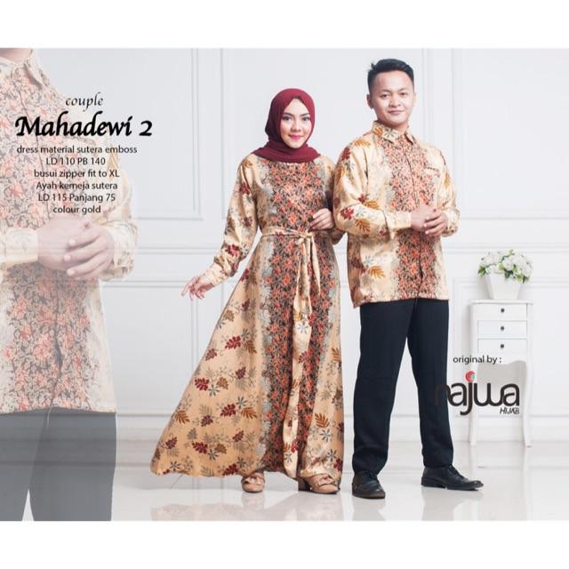 Busana Muslim Pasangan - Gamis Couple Bamboo Cape 2 by Najwa