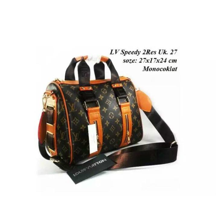 PROMO..!!! Tas Wanita Cantik Handbag Speedy 2 Res ( Monocoklat/Damier )