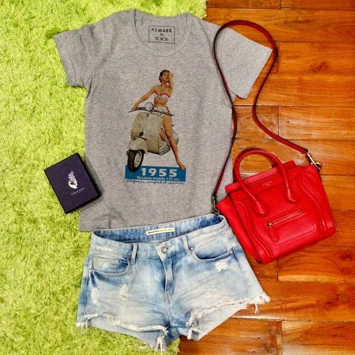 Kaos Wanita Vespa 1955