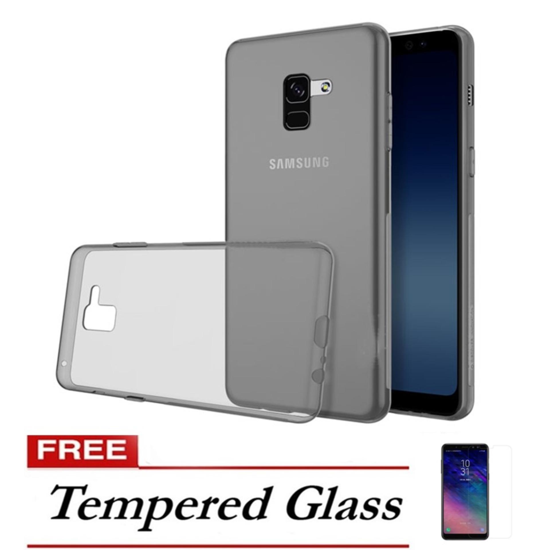 Case Ultrathin Slim Anti Jamur 0.33mm For Samsung A530f A8 2018 – Abu FREE Tempered Glass