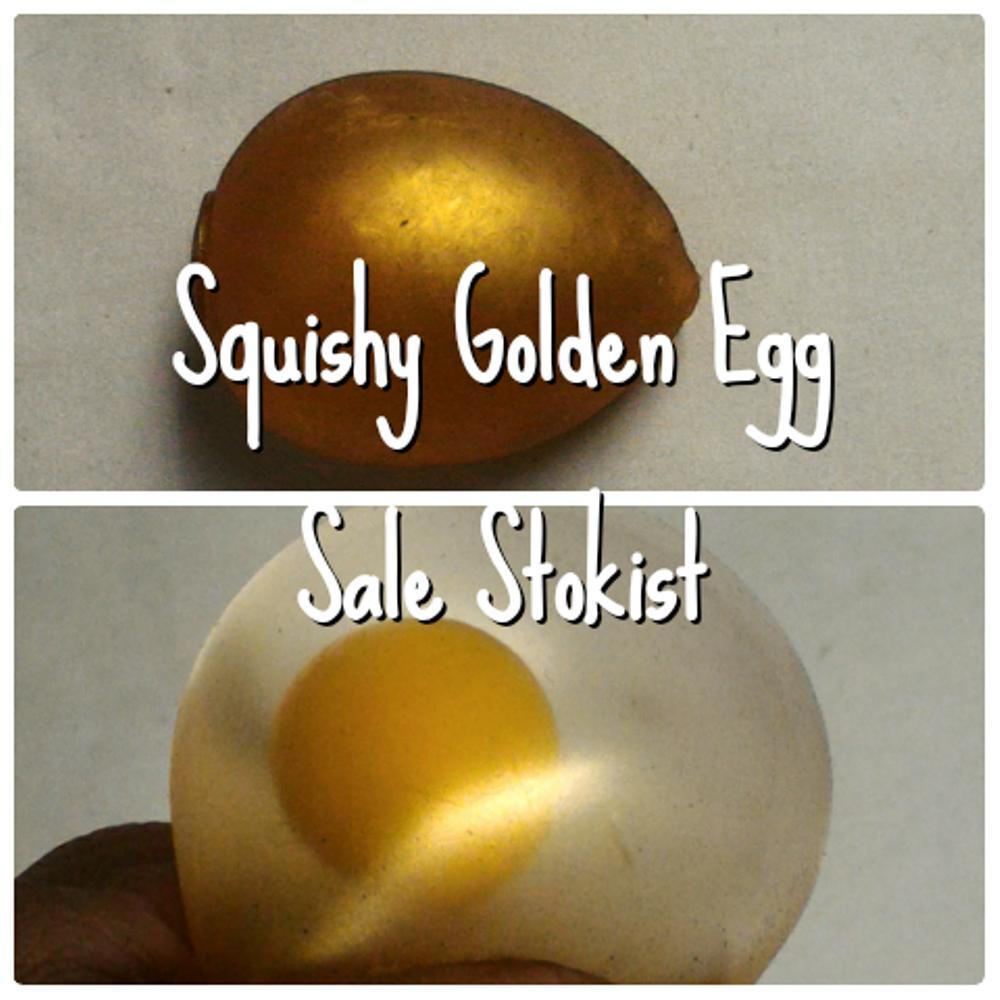 Mainan Squishy toy splat ball golden egg telur angsa emas anti stress uno bola ball prank practical joke gag toys di lapak SALE STOKIST sale_stokist