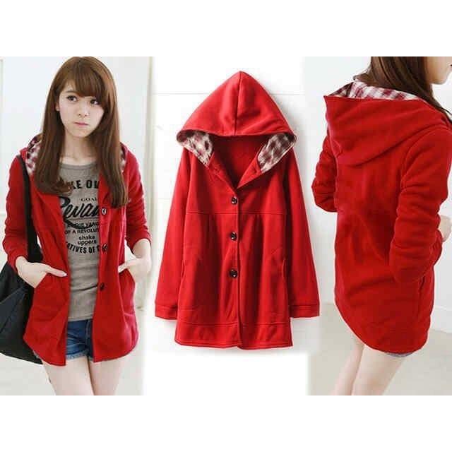 jaket melda red