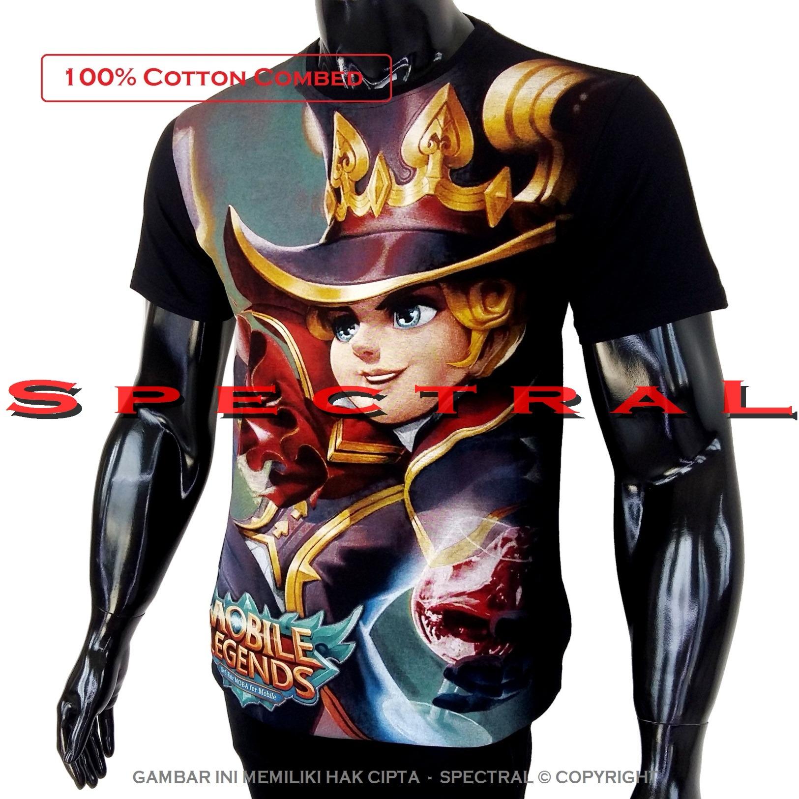 Spectral - Kaos Mobile Legend HARLEY MAGE T-Shirt Distro Fashion 100% Cotton Combed 30s Pria Wanita Cewe Cowo Baju 3D Terbaru Kekinian Jaman Animasi Gambar Legends MobileLegend Polos Lengan Bagus Keren Bandung Murah Anime Kartun Superhero Atasan Pakaian