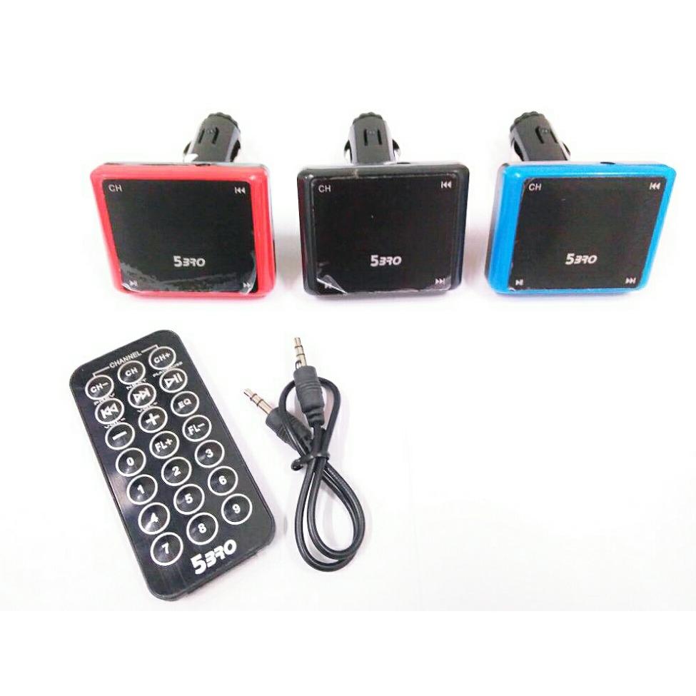5BRO MP3 FM Modulator C66 Remote, Slot USB & SD/MMC - RANDOM