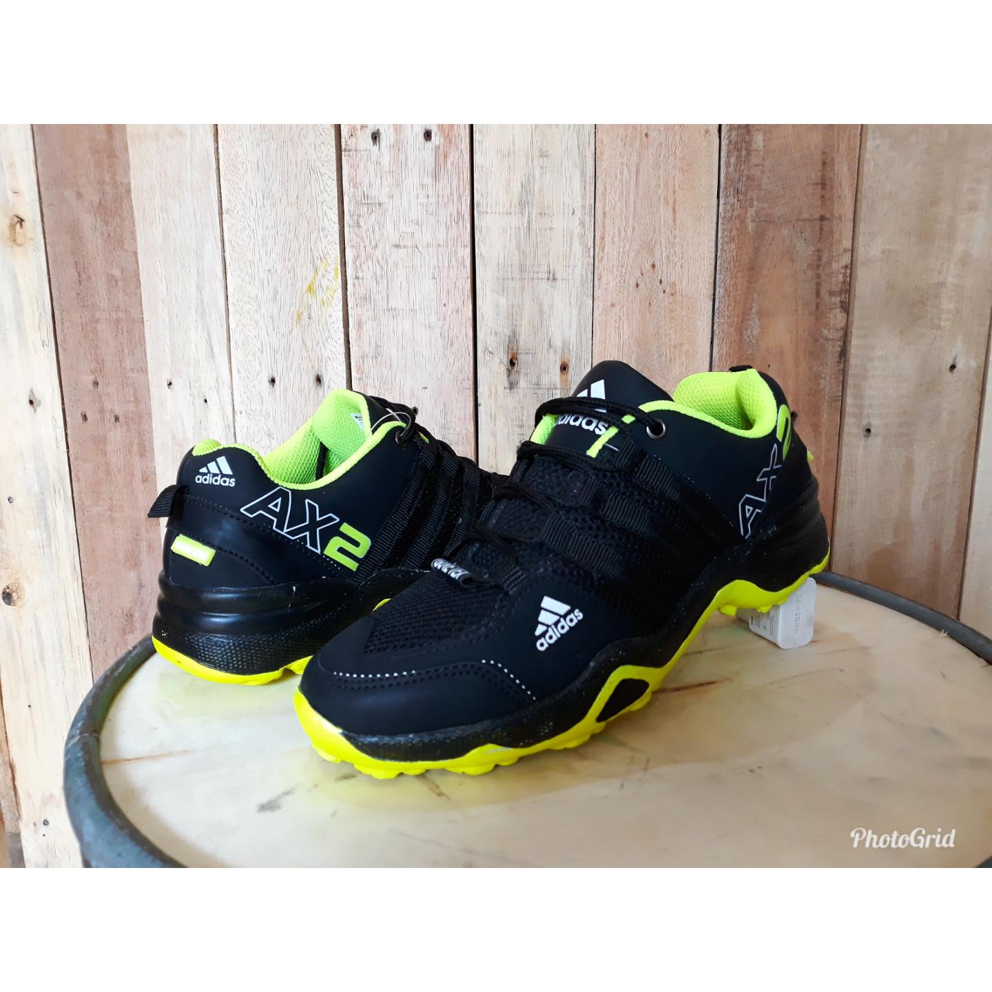 sepatu olahraga sport adidas ax2 lari jogging runing senam gym fitnes pria kerja santai berkualitas